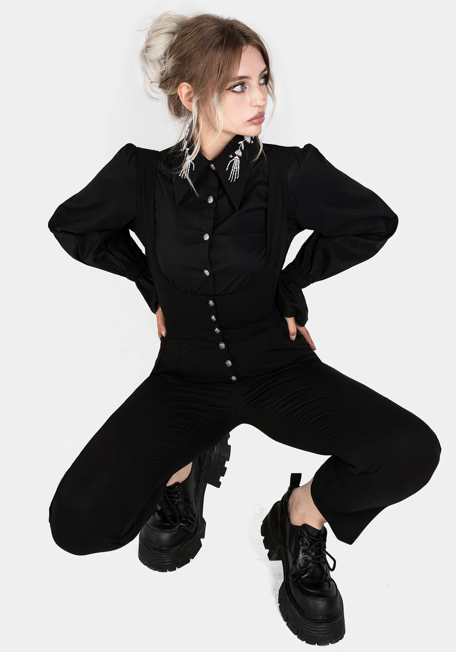 Alicia Tailored Suspender Jumpsuit - Image 7