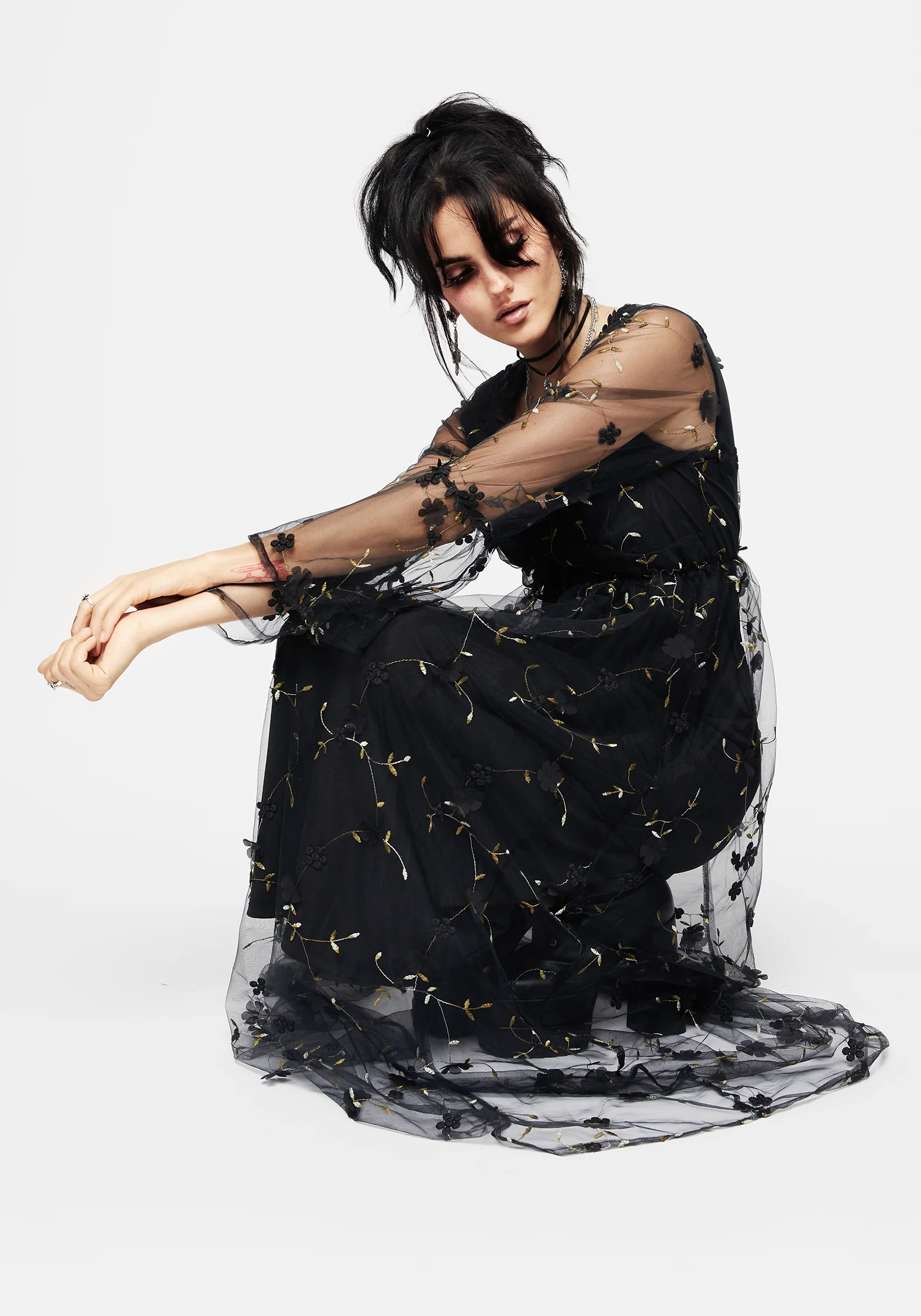 Chrysanthi Applique Maxi Dress - Image 4