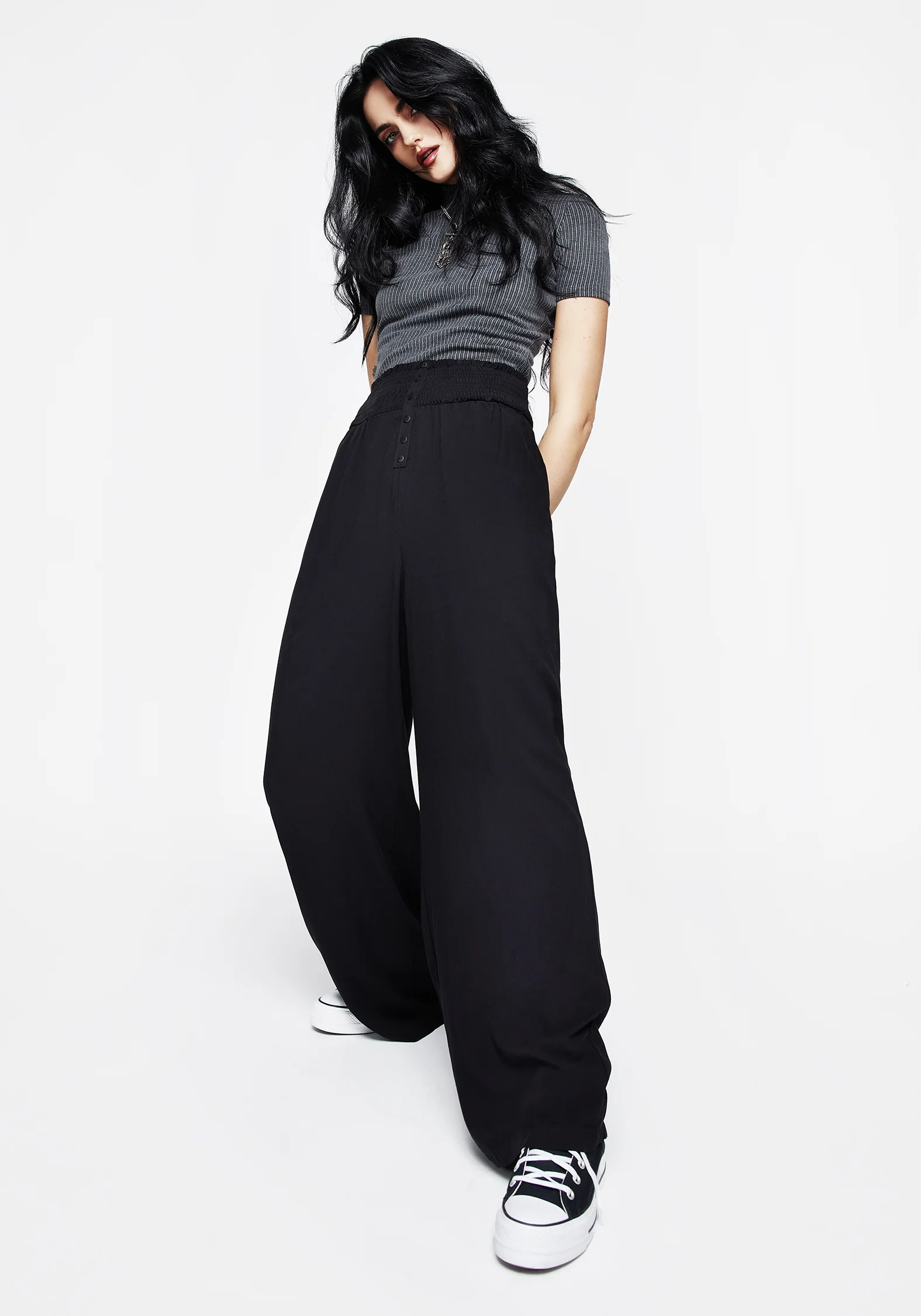 DUSK FLOWY TROUSERS - Image 4
