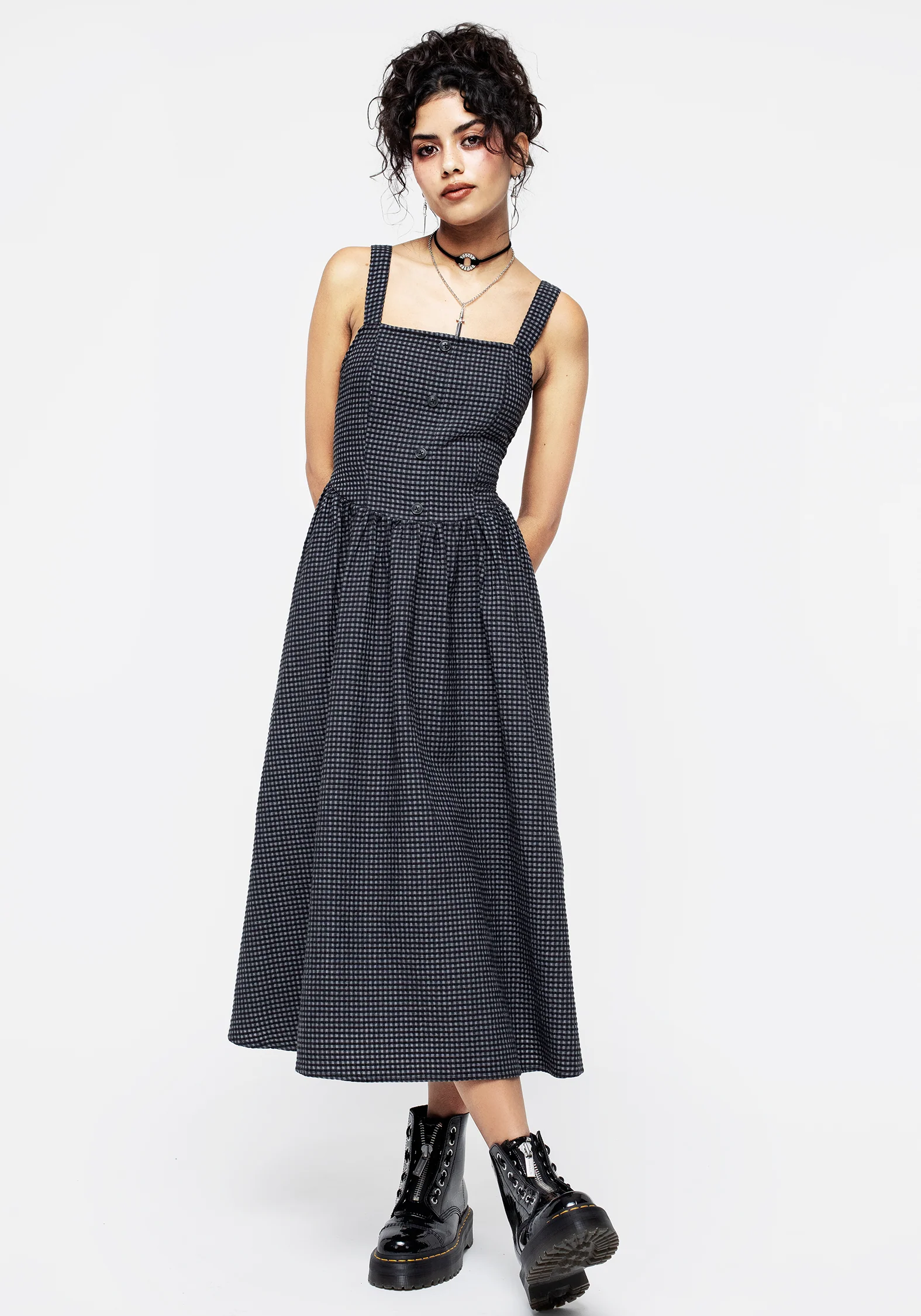 Faythe Apron Midi Dress - Image 6