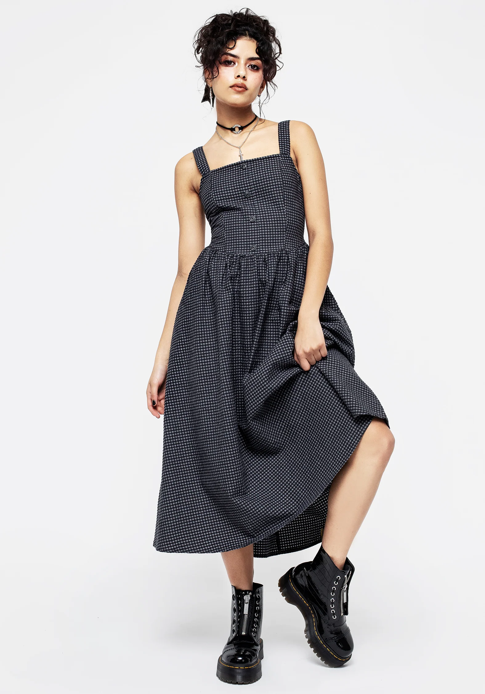 Faythe Apron Midi Dress - Image 7
