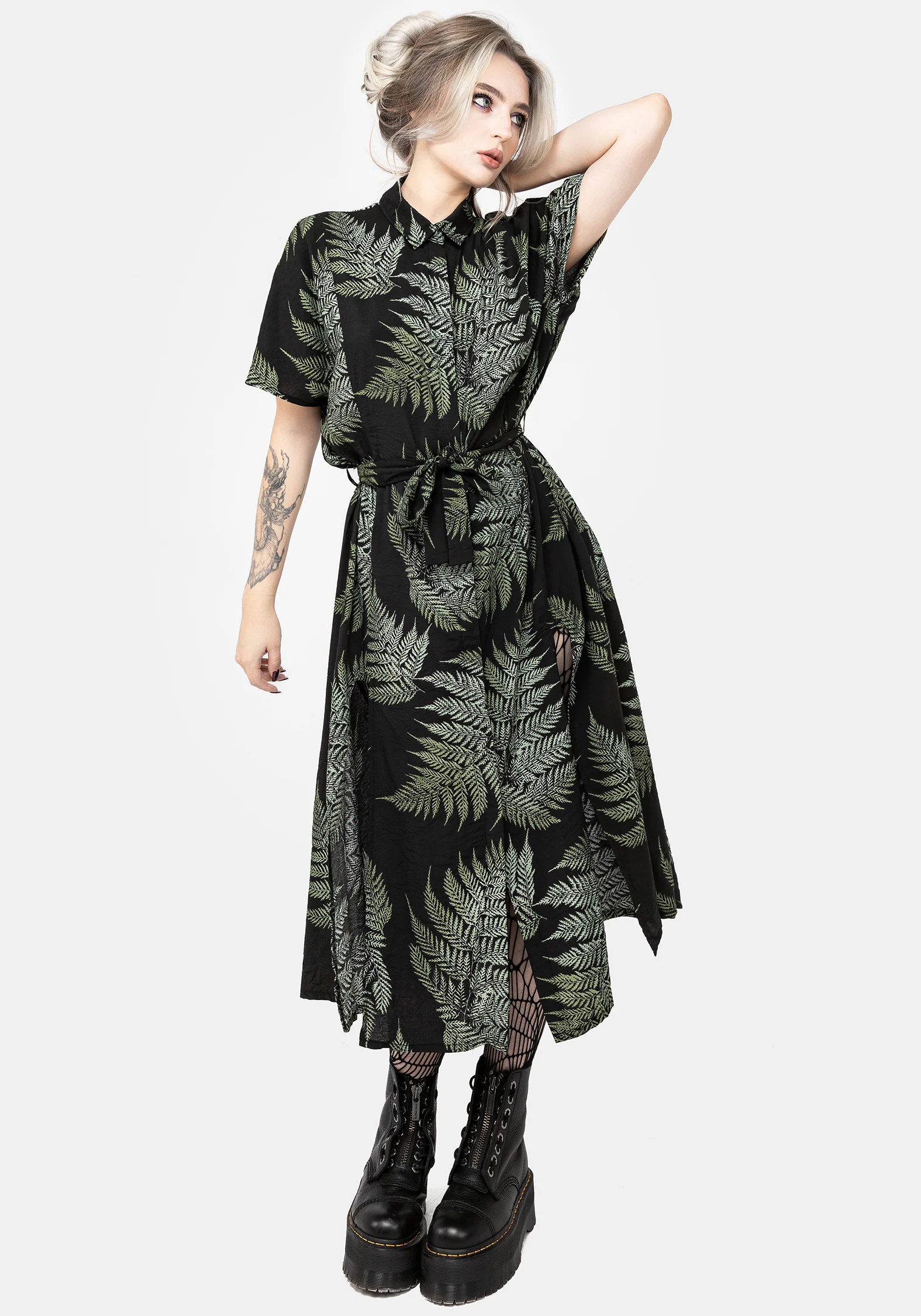 Fern Midi Shirt Dress - Image 4