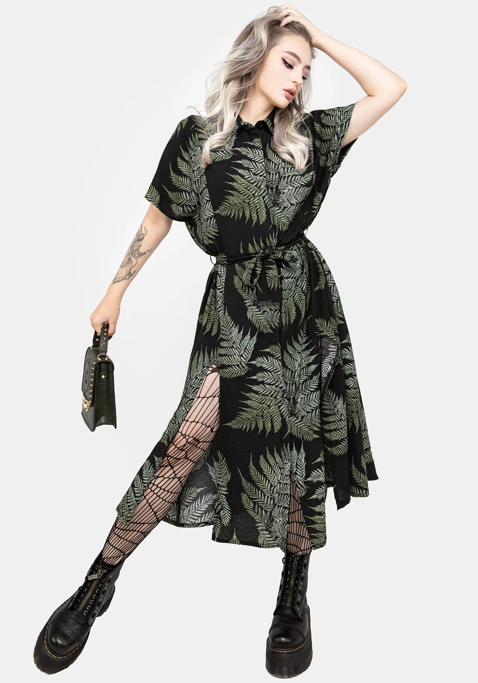 Fern Midi Shirt Dress - Image 6