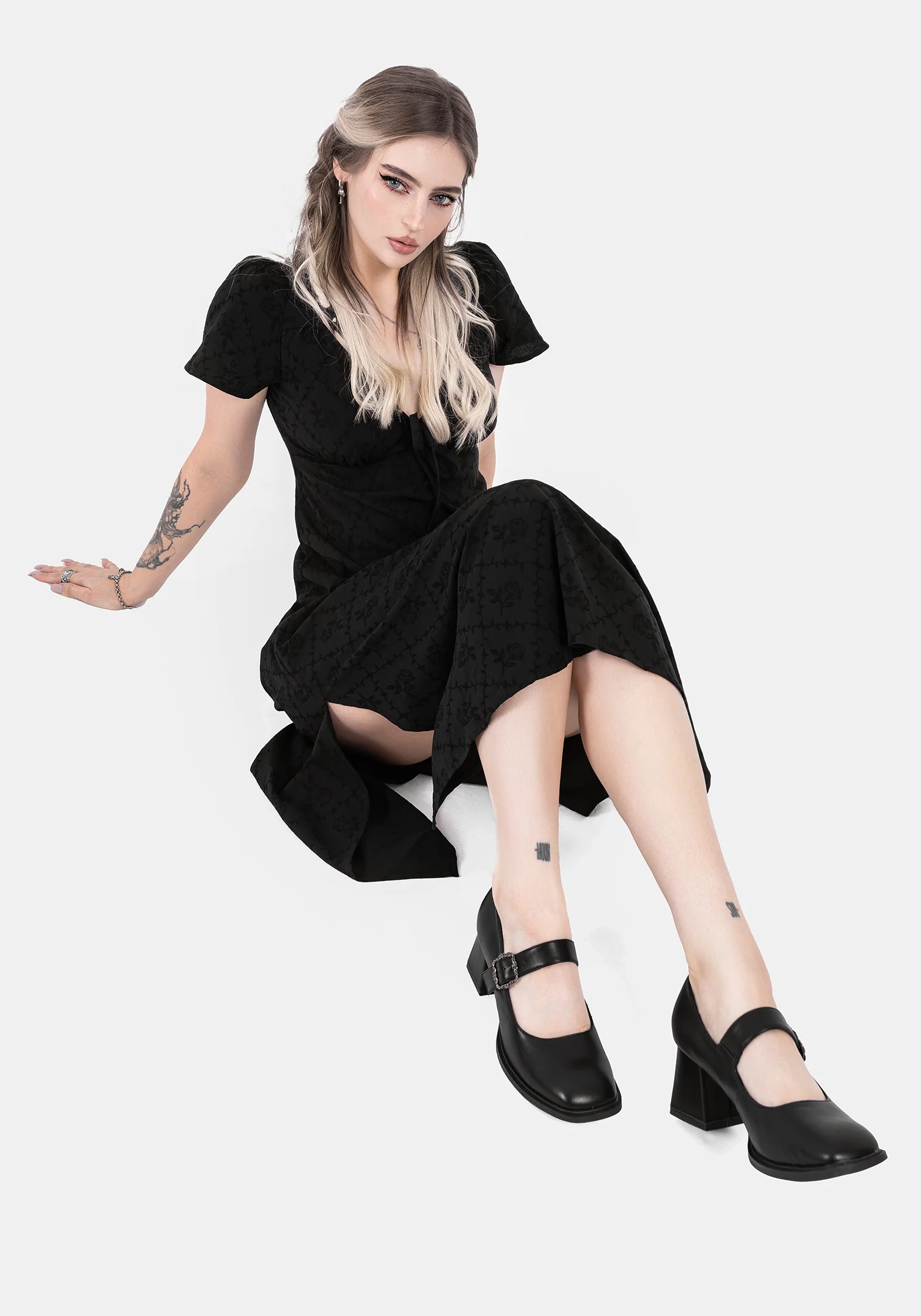 Hina Floral Buckle Mary Jane Shoes - Image 5