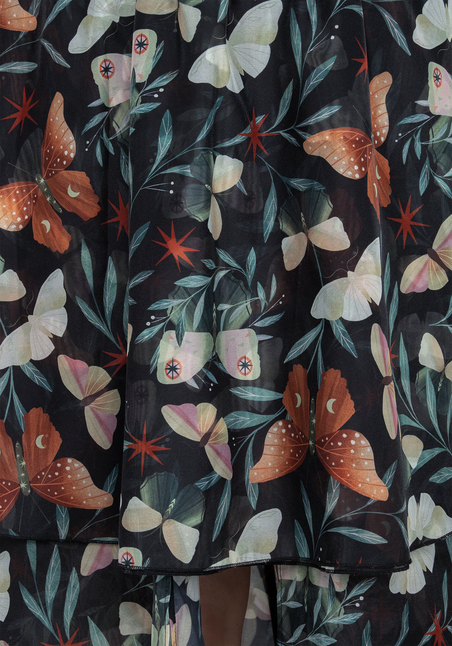 Mariposa Split Tiered Organza Skirt - Image 7