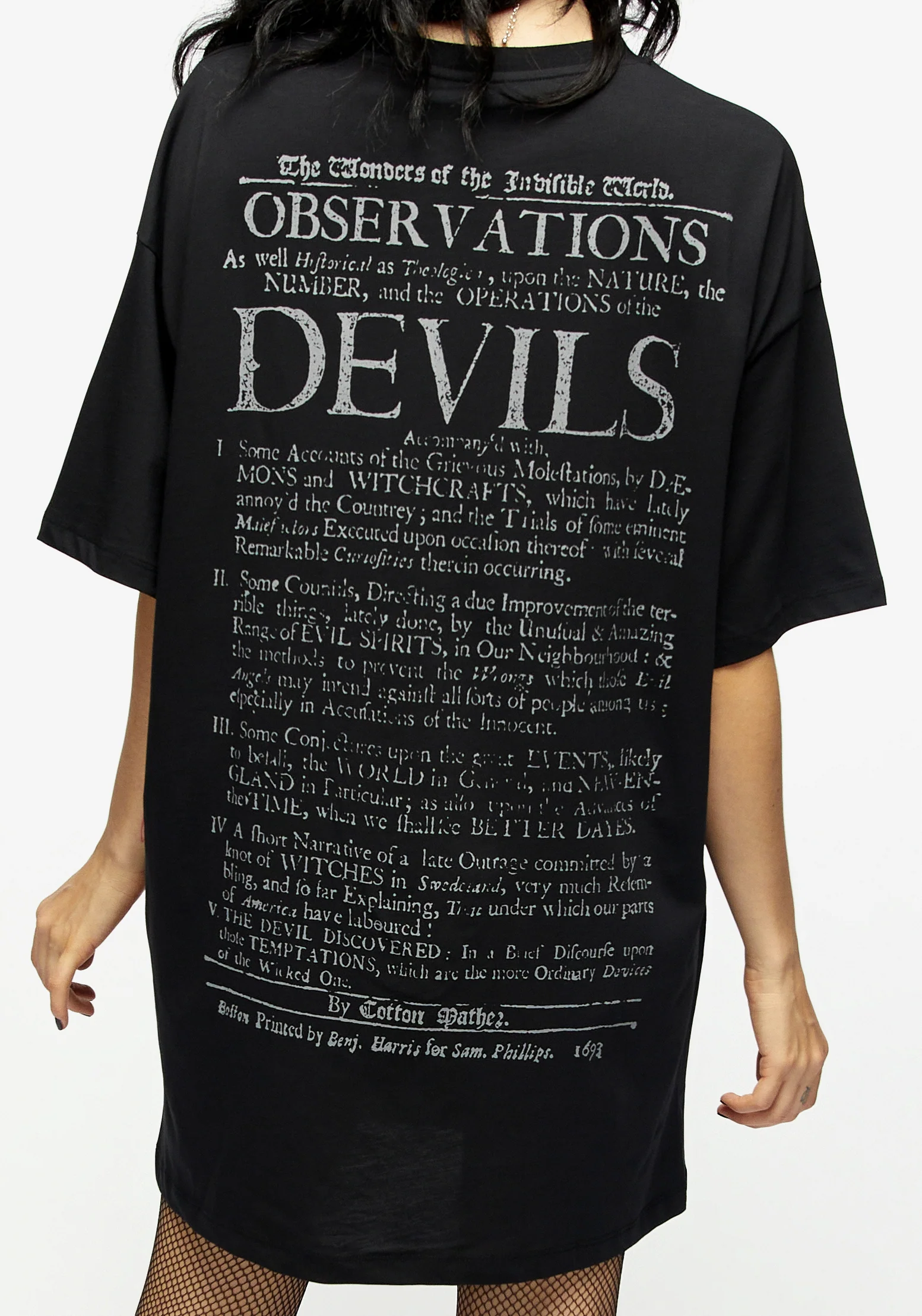 Memento Mori Tee Dress - Image 5
