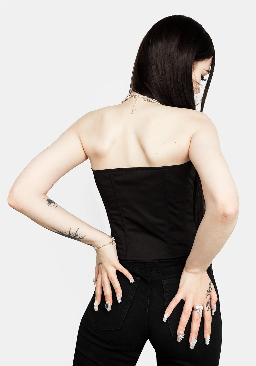 MORTICIA LACE-UP CORSET - Image 4