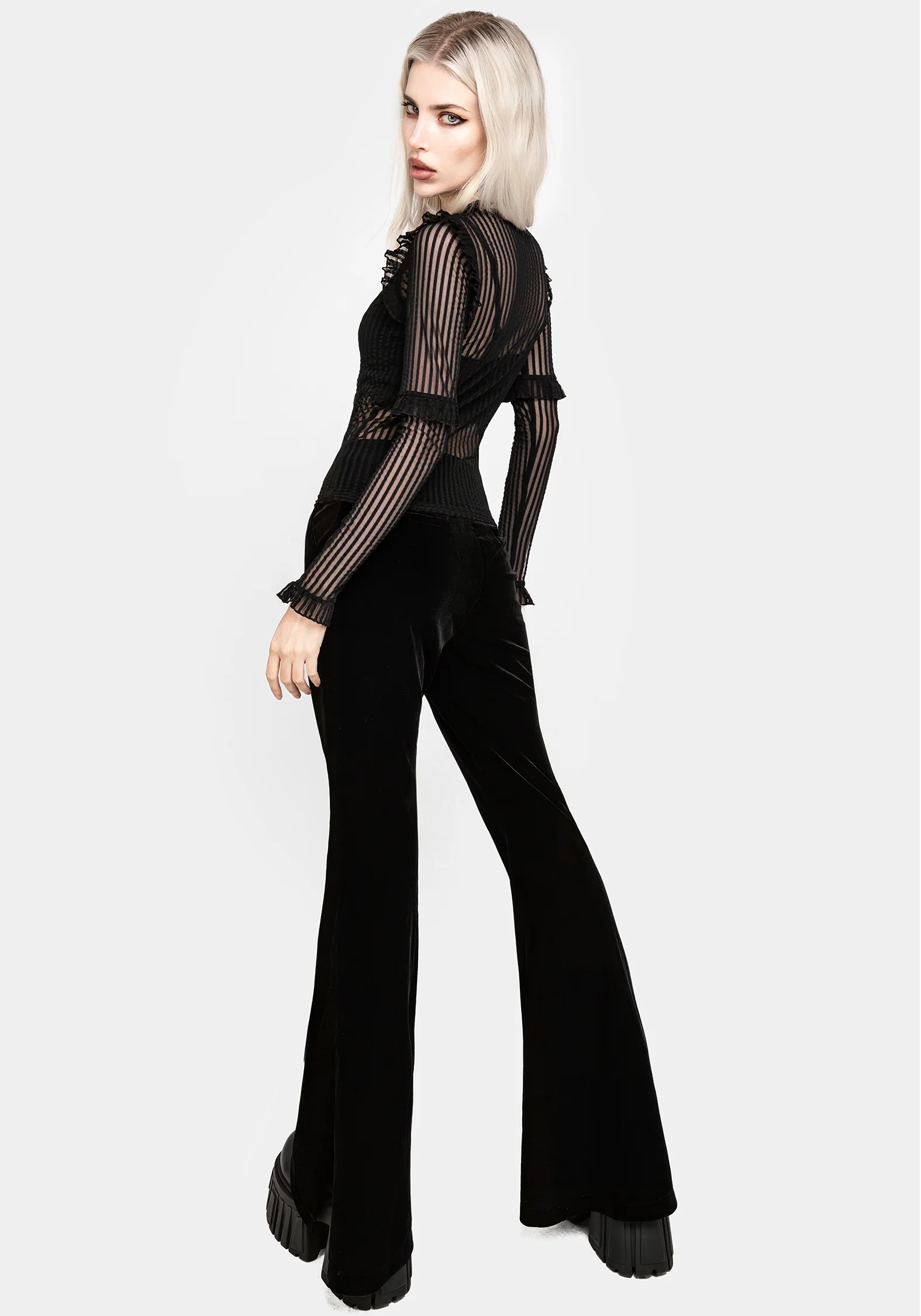 Mourning Ruffle Top - Image 3