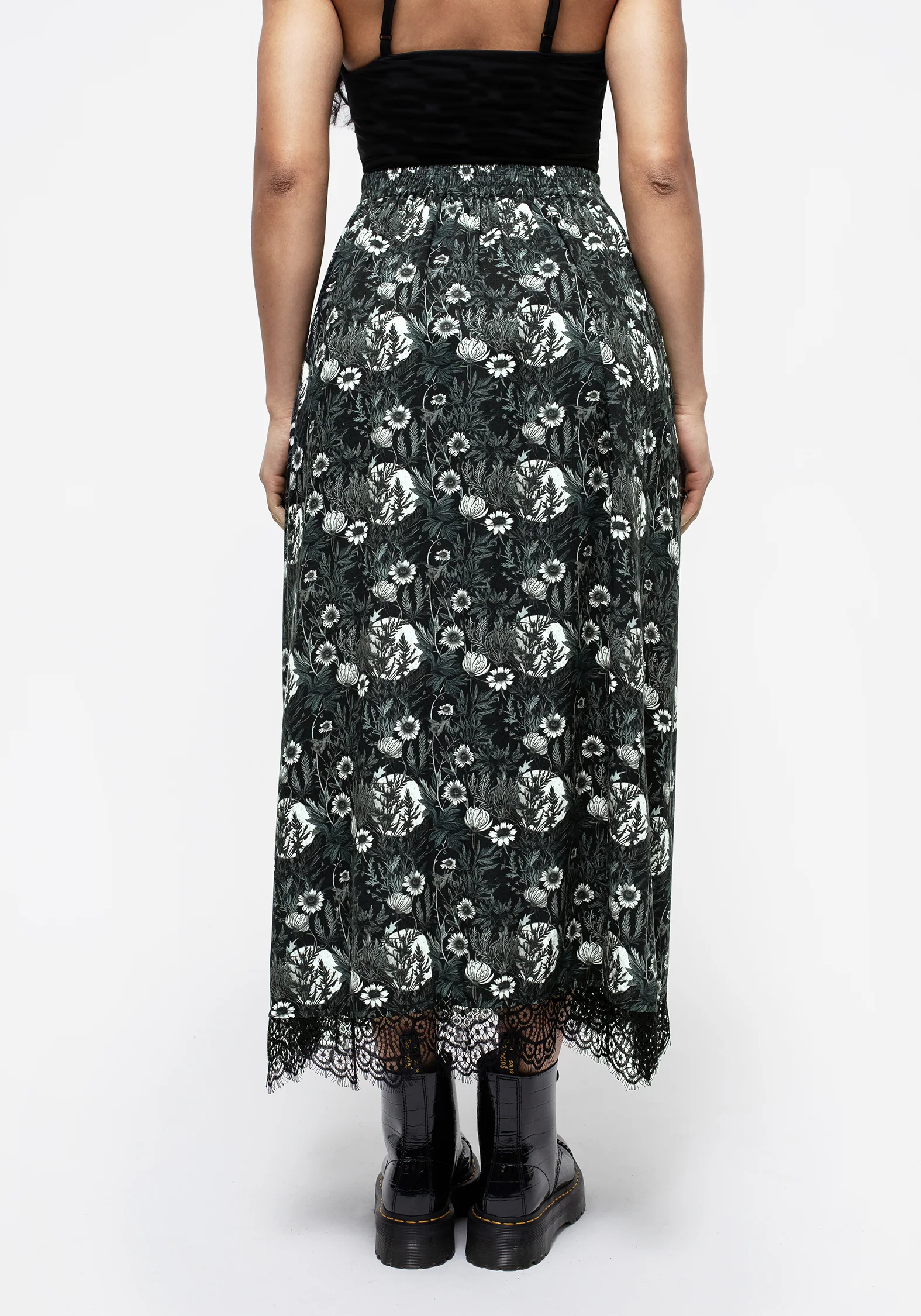 Nightbloom Button Front Midaxi Skirt - Image 3