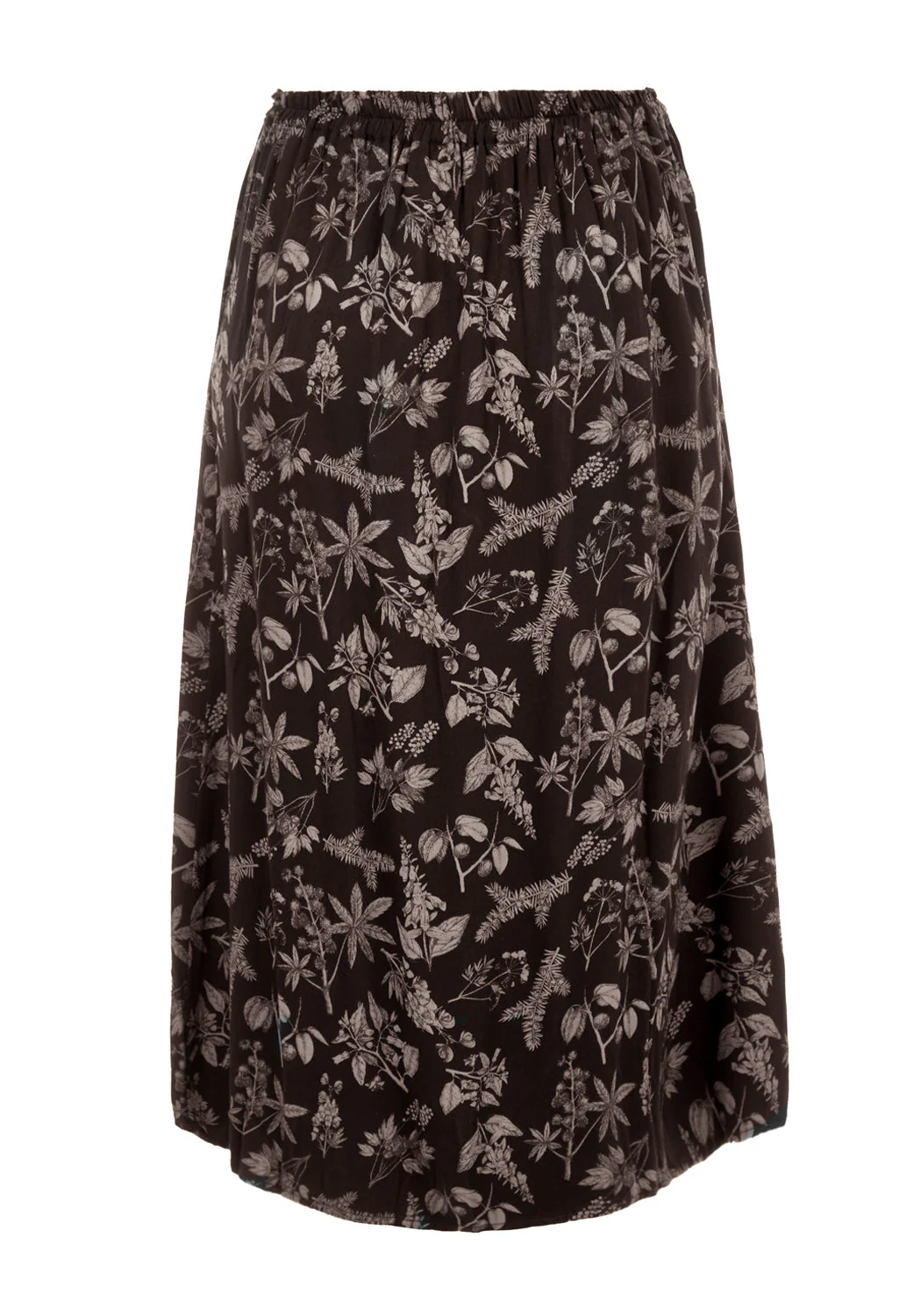 POISONOUS PLANT SPLIT MIDI SKIRT - Image 7