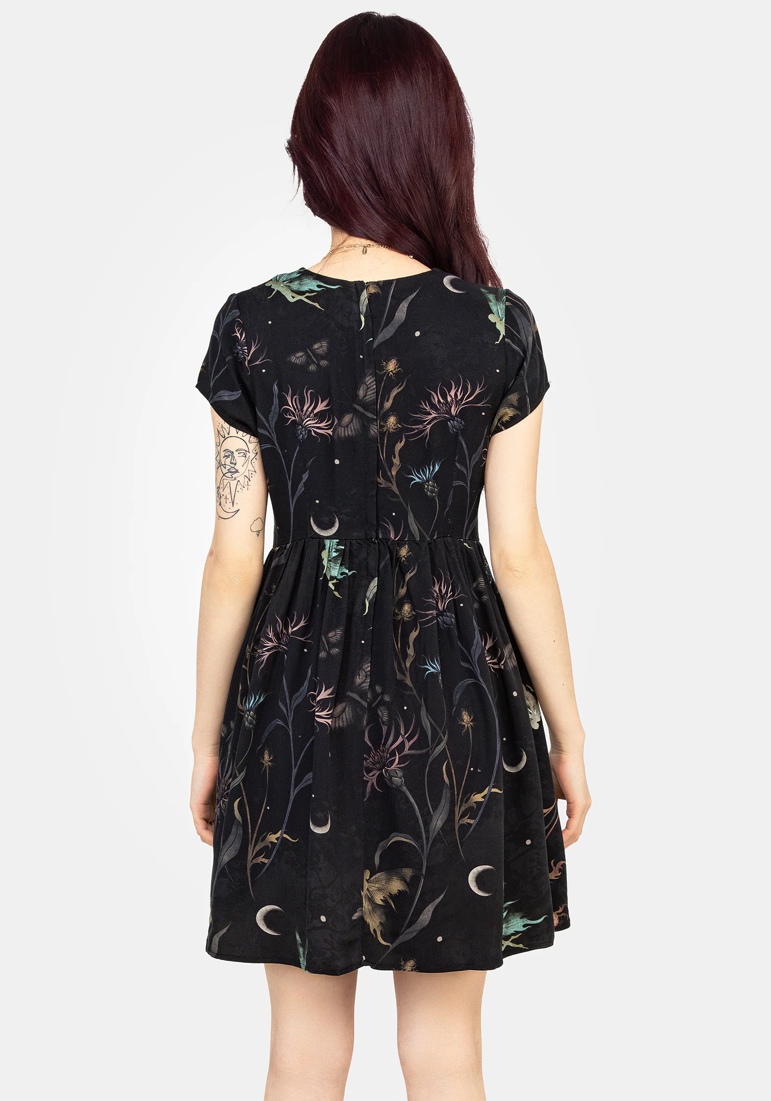 Rosanella Floral Print Mini Smock Dress - Image 3