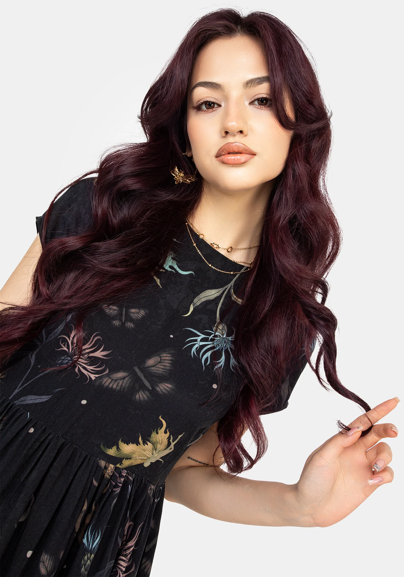 Rosanella Floral Print Mini Smock Dress - Image 5