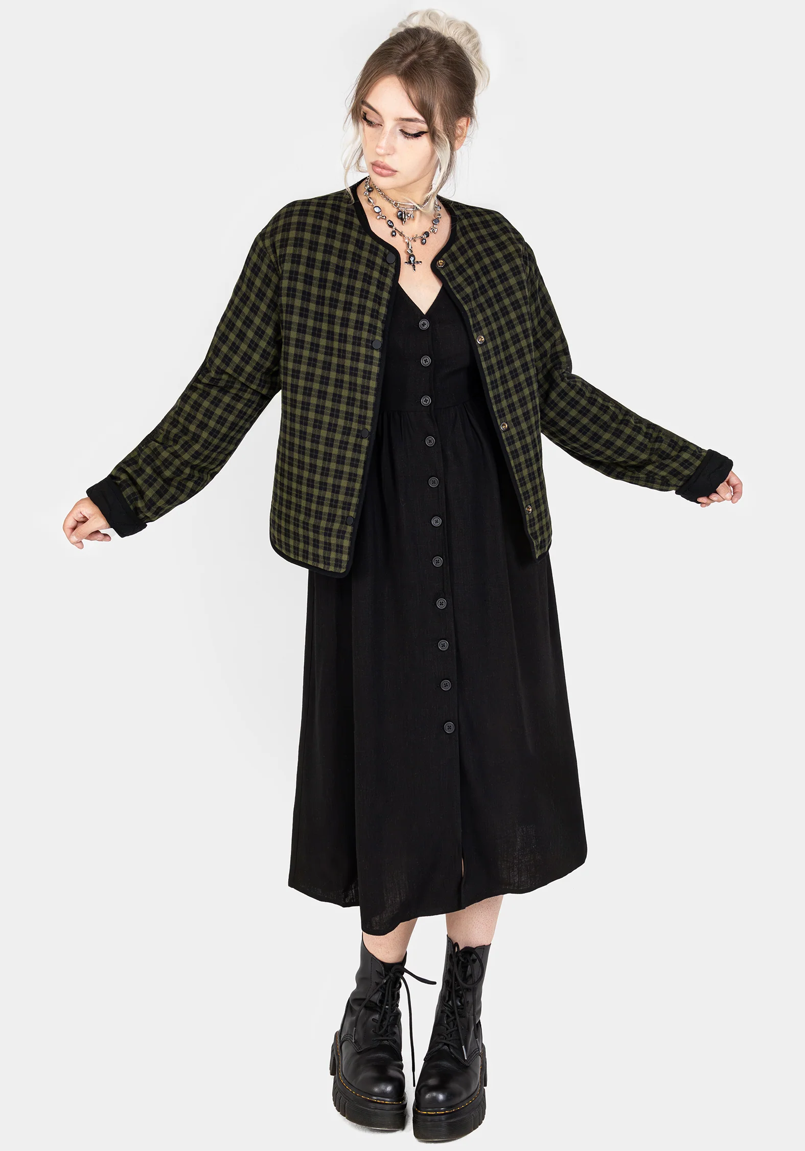 Rowan Linen Button Up Midi Dress - Image 8