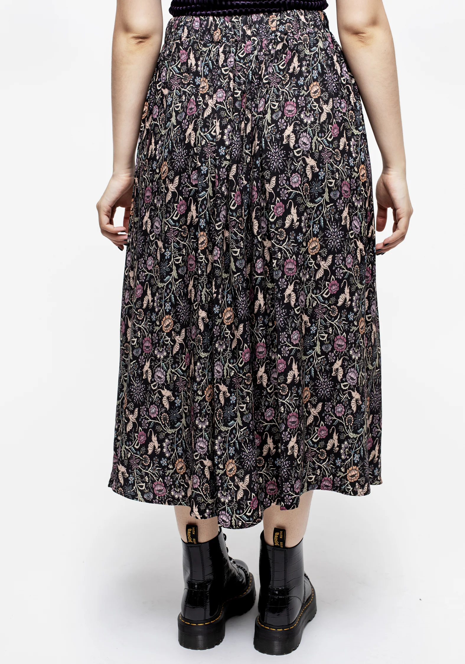 Snapdragon Tie Detail Midi Skirt - Image 3