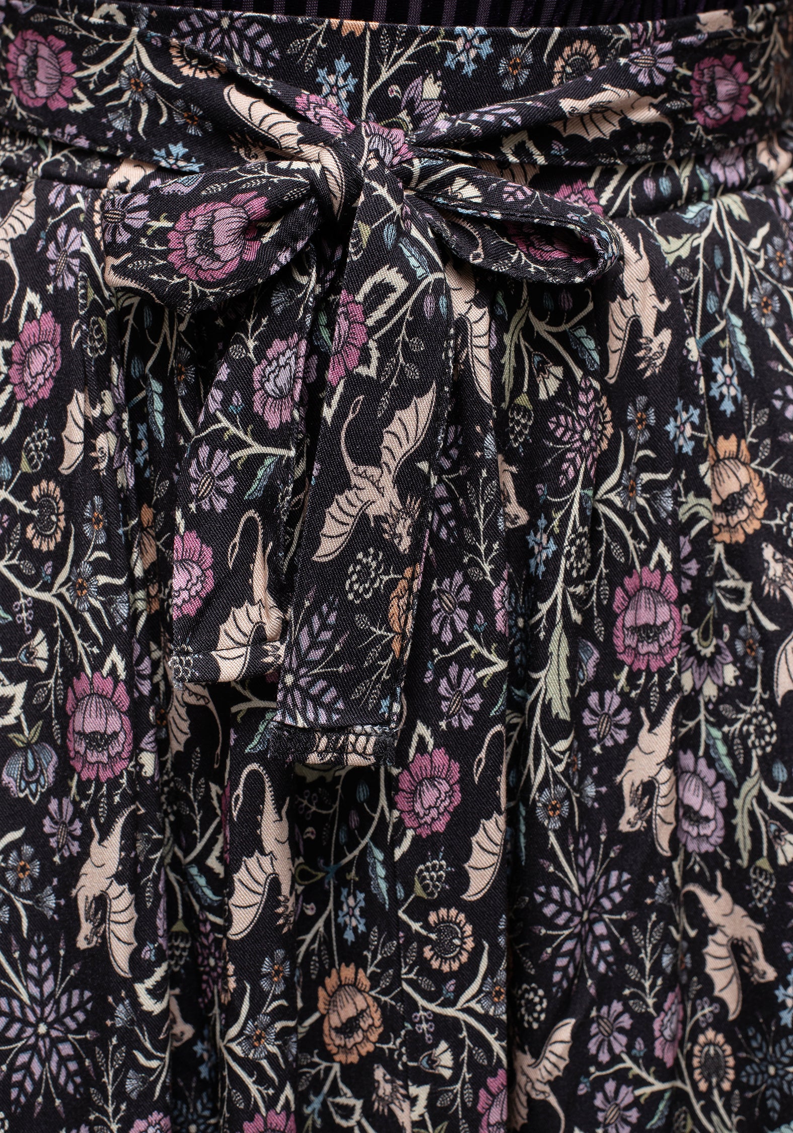 Snapdragon Tie Detail Midi Skirt - Image 6