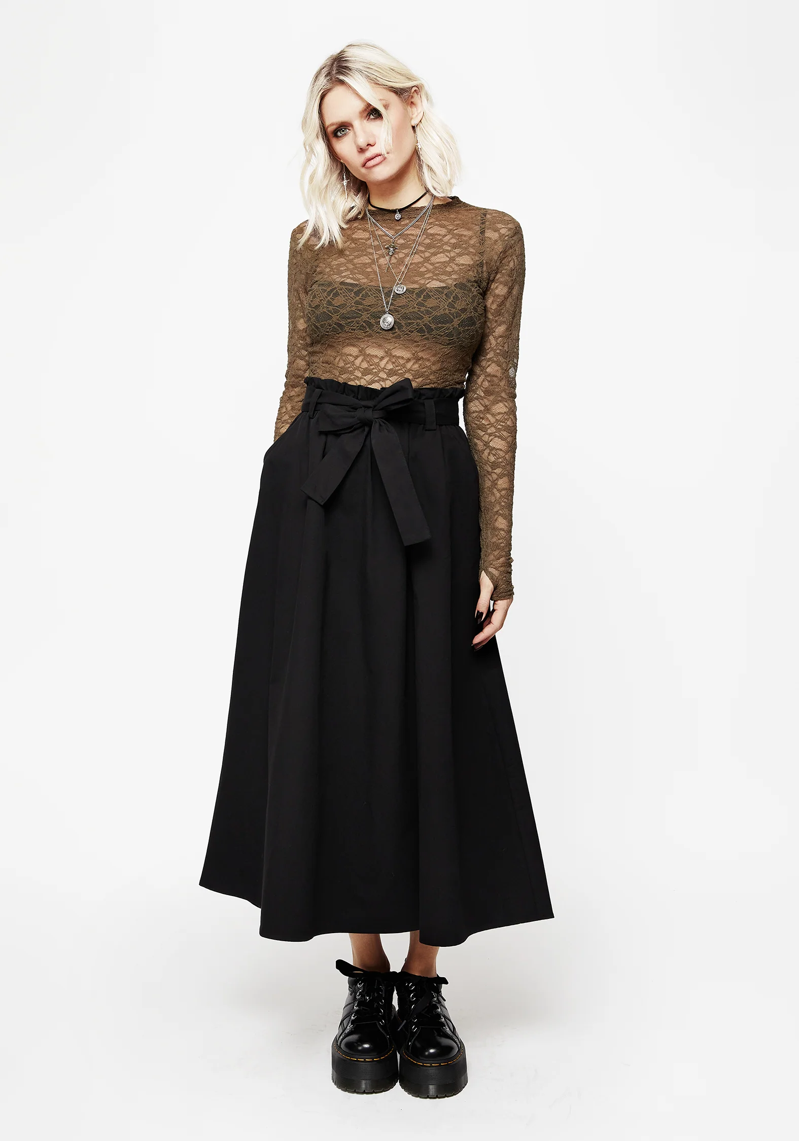 Strega Tie Belt Midaxi Skirt - Image 4