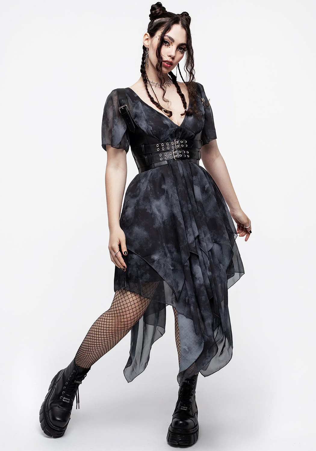 Tempest Layered Midi Dress - Image 4