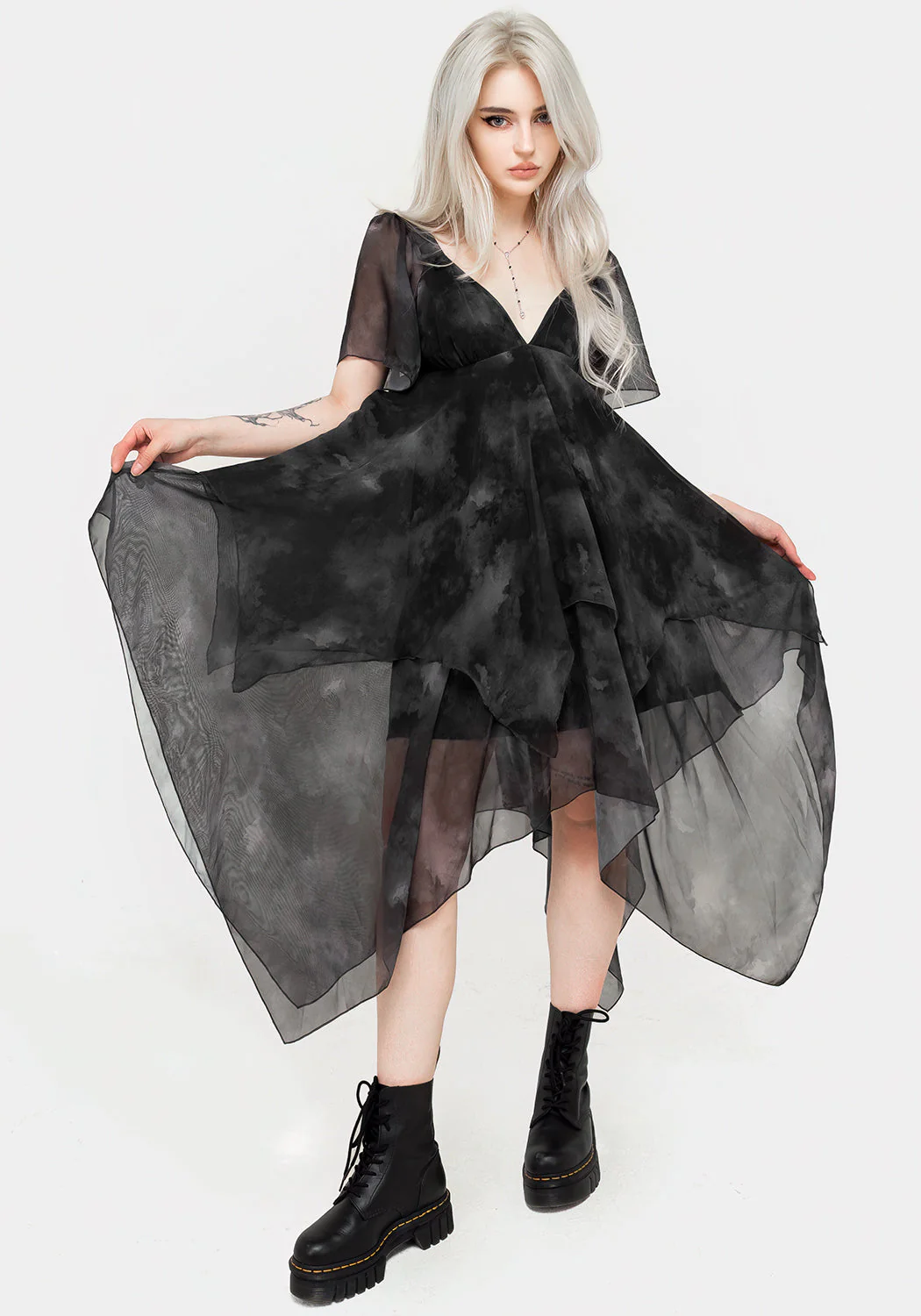 Tempest Layered Midi Dress - Image 5