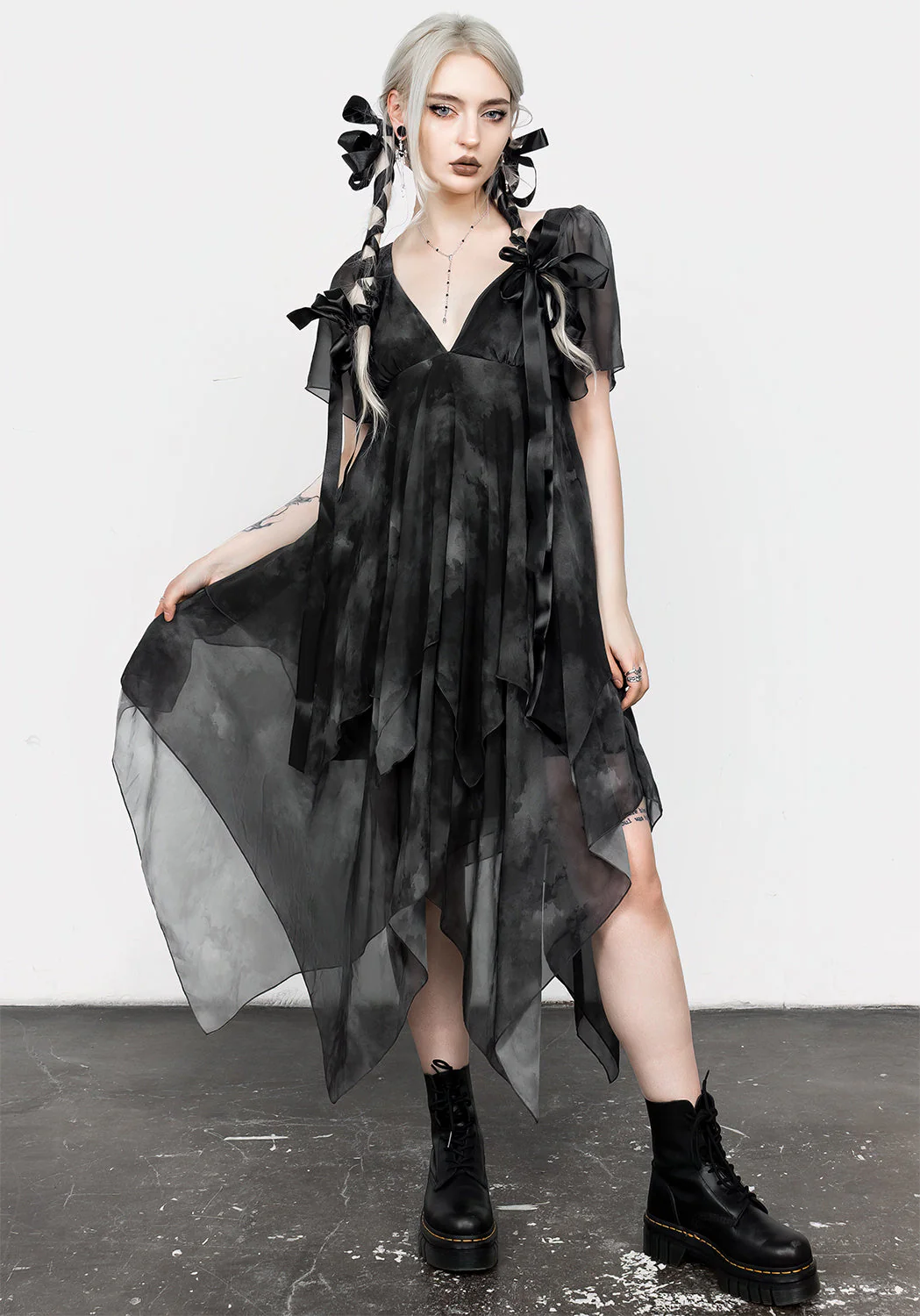 Tempest Layered Midi Dress - Image 7