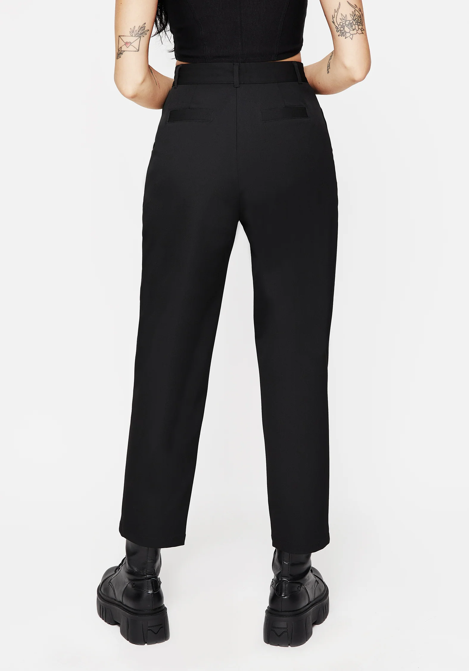 Vanitas Thorn Embroidered Tapered Trousers - Image 3