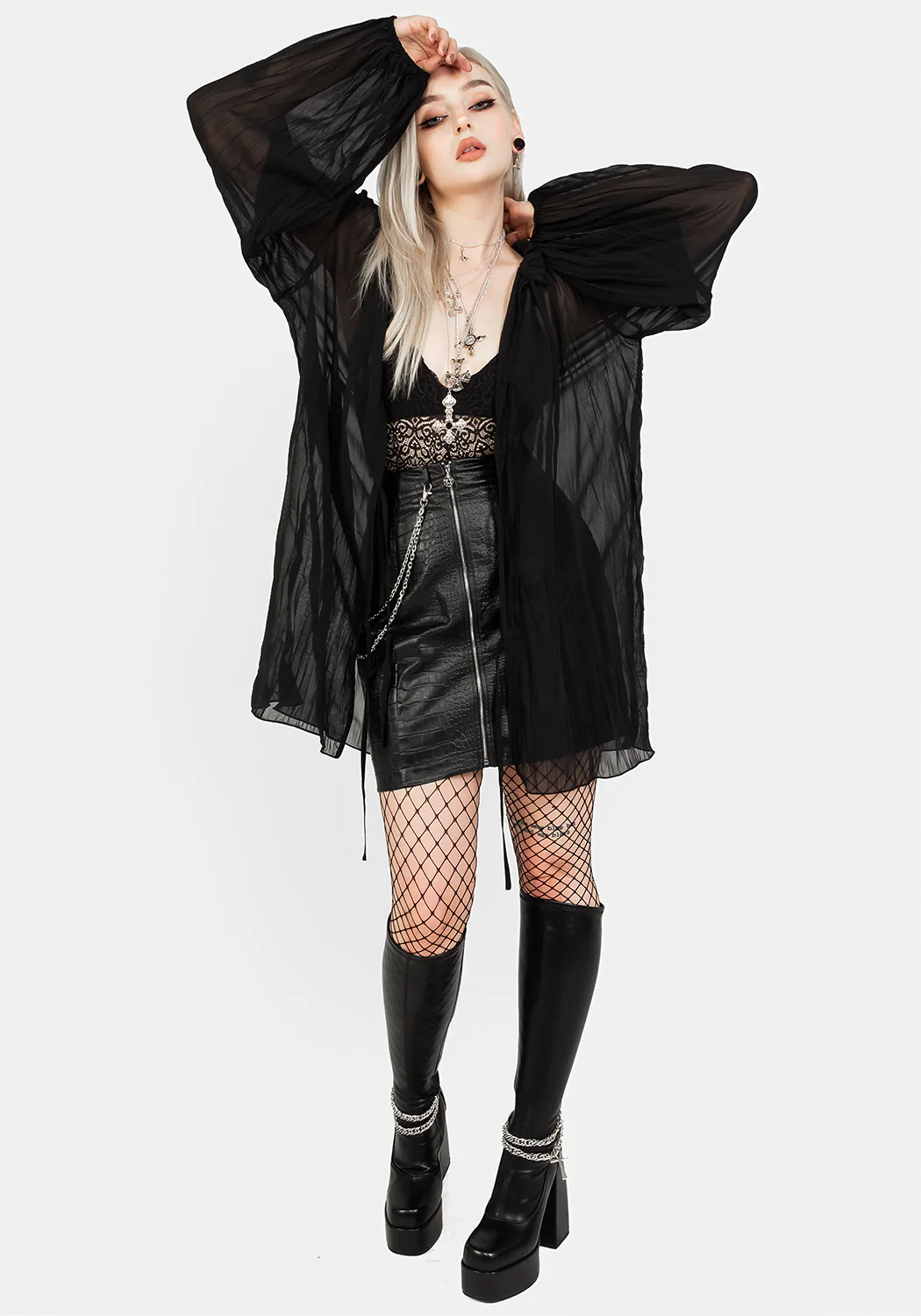 Villain Textured Blouse - Image 8