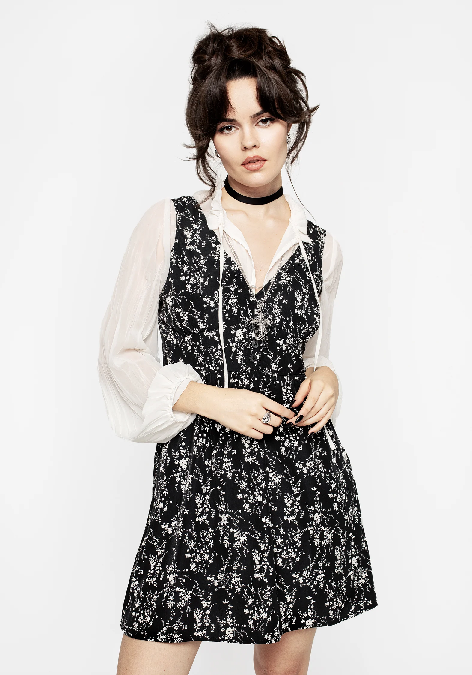 Villain Textured Blouse - White - Image 9